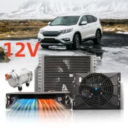Treeligo Universal 12V Air Conditioner Underdash Electric Heat Cooling AC Unit Fit Car Automotive SUV Truck Camper Van Boat New