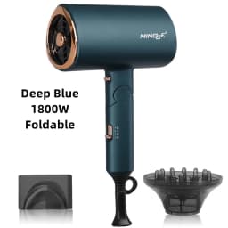 EU/UK/US New Product Hair Dryer Eu/Us Plug-In Foldable High-Speed Strong Negative Ion Household Hair Salon Portable Hair Dryer