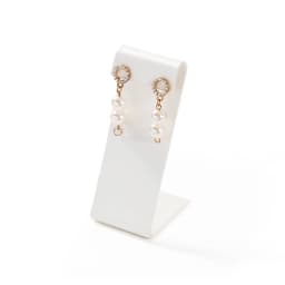 Earring Holder Ear Studs Jewelry Display Stand Rack Elegant White Leather Dangle Clip Hoops Earrings Jewellery Retail Organizer