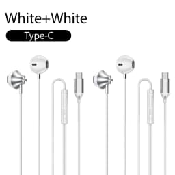 Wired Headphones For ios Android In Ear Earphones HiFi Surround Sound USB Type C Music Gaming Earplugs For iPhone 17 Pro Samsung
