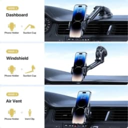 Universal Car Phone Holder Multifunctional Dashboard Windshield Air Vent Mount Sucker Phone GPS Holder For iPhone Samsung Xiaomi