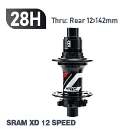 ARC MT009 Rear Hub 4in1 BOOST 10x135 12x142 12x148 MTB XC Gravel E Bike Bicycle Hub 28H 32H HG XD MS-Micro Spline 12V 6 Pawl
