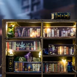 25mm * 2m/roll Magician Bookcase Series PET Stickers Creative Collage DIY Journal Scrapbooking Material Aesthetic Masking Tape