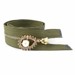 2/5pcs Meetee 3# Metal Zipper 40/50/60/70CM Open End Gold Teeth Zip for Sewing Bags Purse Down Jacket Skirt Clothing Accessories