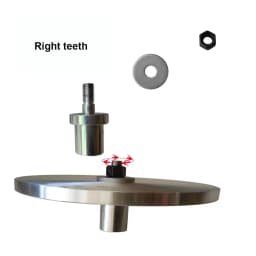 Motor Shaft Adapter 14MM to 12.6mm Flat Mill Coupling Waterproof Shaft Head for Gemstone Machine