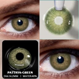 AMARA 1 Pair Colored Contact Lenses for eyes/men Natural Look Fast Delivery BLUE Eye Lenses Gray Contact Green Eye Lenses