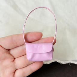 New 15-17cm Doll Handbag Lady Leather Bag PU Leather Purse Accessories Dollhouse Decoration Pretend Play Toy