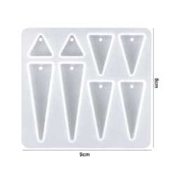 Earring Pendant Silicone Mold Epoxy Resin Mixed Style Jewelry Making Casting Molds DIY Charms Pendant Mould Creative Craft DIY