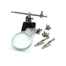 Welding Auxiliary Clip with 2.5X Magnifying Glass 360 Degree Rotating Helping Third Hand Tool Soldering Stand Jewelry Tools