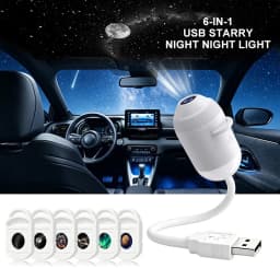 New Intelligent Holographic Night Light Projector Plug Play Hd Star Projector 360° Adjustable Galaxy Ocean Lamp Bedroom Ceiling