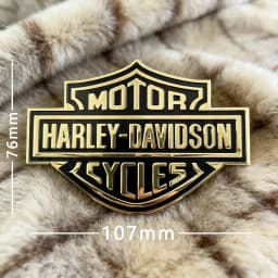 Aluminium Harley Davidson Tank Emblem Motorcycle Sticker Logo Decal