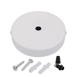 DIY Metal Ceiling Rose For Pendant Lighting Fixture D100 Vintage Ceiling Canopy Plate For Chandelier