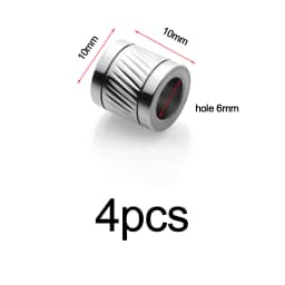 4-10pcs Stainless Steel Big Hole Beads Loose Spacer Beads For Diy Bracelets Jewelry Making Paracord Knife Lanyard Accessories