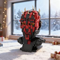 592pcs MOC Maul Helmet Collection Star Battle Model Building Blocks Toy Assemble DIY Education Kids Christmas Gift Birthday