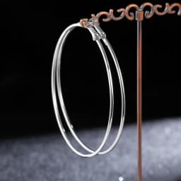 BLIJERY Trendy Oversized Hoop Earrings Big Smooth Circle Earrings Basketball Brincos Punk Style Loop Earrings for Women Jewelry