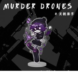 Murder Drones Season1 Uzi Doorman Absolute Solver Cyn Doll Mini Acrylic Stand Desktop Ornament Friends Christmas Gifts