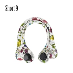 TANQU New 1 Pair Short Long Floral Print Soft Faux PU Leather Handle for Obag Classic Mini O Bag Women Shoulder Handbag