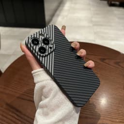 carbon fibre phone case for iphone 17 16 15 14 13 12 11 pro max hard back cover for iphone x xs max Ultra thin camera protection