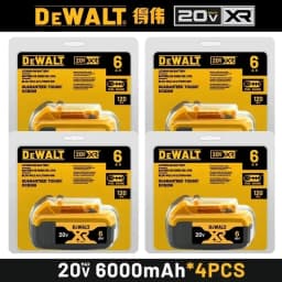 Dewalt 20V 6.0Ah Battery 5.0Ah Power Tool Replacement Battery Dewalt DCB206 DCB205 DCB1104 Charger Battery Bundle Available