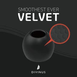 ELOIT/DIVINUS Velvet Silicone Earphones Ear Tips for Nozzle Size 3-5mm, Soft Deeply Eartips For IEMs Earbuds AFUL Performer 5/8