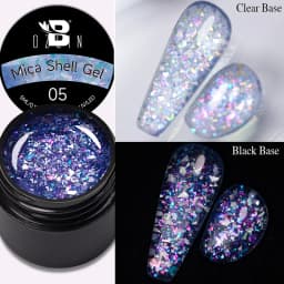 AWStorG Hema Free Poly Nail Gel 30ML Acrylic Gel Finger Extension Transparent Nail Art Extension Quick Building Soak Off UV