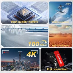 Lenovo Original Micro SD Card 1TB High Speed Cartao De Memoria 256GB 512GB Class 10 Memory Cards 128GB TF Card For Phone Camera