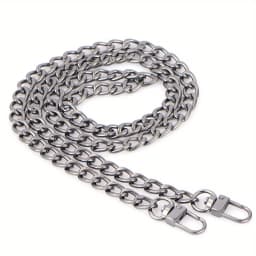 40-140cm Purse Chain Strap Flat Chain Strap Handbag Chains for Wallet Satchel Tote Bags Shoulder Bag Chain Replacement Strap