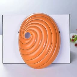 Naruto Akatsuki Tobi Cosplay Full Set: Obito Uchiha Costume with Coat, Mask & Jade Ring – Perfect for Cosplay Events