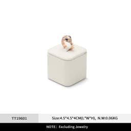 Oirlv Beige Jewelry Display Stand for Ring Earring Necklace Stand Store Window Counter Showcasing Rack for Jewelry Display Props