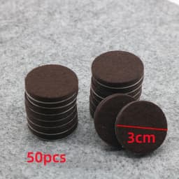 Felt Chair Leg Pads 5mm Thick Floor Scratch Protector Mat Mute Non-slip Self Adhesive Foot Pad for Furniture Accessories
