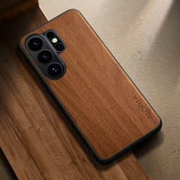 for Samsung Galaxy S26 S25 S24 S23 S22 S21 Ultra Plus Fe Edge Case coque stylish premium wood pattern PU leather phone case