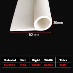 1/5Meter 9 Shape Auto Rubber Seals Car Door high temperature Oven Steam Doors Window Silicone P-Type Weather Strip