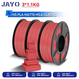 JAYO 3.3KG High Speed Matte  PLA=PLA Classic Filament 1.75mm 30mm/s - 600mm/s Print Range High Flow Speedy PLA Printer Filament