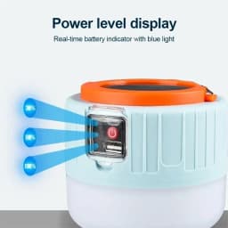 Portable Solar Camping Light Power Bank LED Lanterns With Remote Control Waterproof Outdoor Tent Light Rechargeable Flashlight