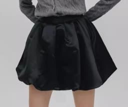 Spring Summer Sweet Cute Soft Shiny Satin Mini Bud Skirt Women with Shorts High Waist Short Luxury Designer Clothes