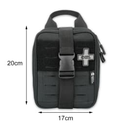 Rhino Rescue IFAK Empty Pouch Bag, Molle Tactical Pockets for Camping Hiking Outdoor Emergency Gear