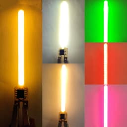 3V Cob 40mm 59mm 70mm Meteor Shower Flowing Water Lamp Led Filament Light Diodes Parts With Buckle No Need Welding 2pin/Battery