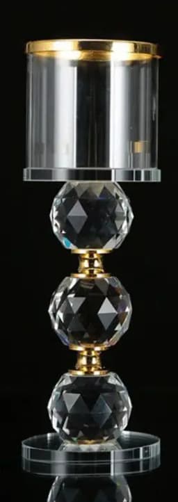 Hot Selling Single Head European Style Romantic Crystal Candle Holder Ornaments Hotel Decoration Candle Holder Creative Crafts