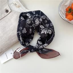 56cm Print Geometric Pattern Headscarf Scarf Square Scarves Kerchief Neckerchief Bandanas Neck Wraps Hair Ribbon Band Headband