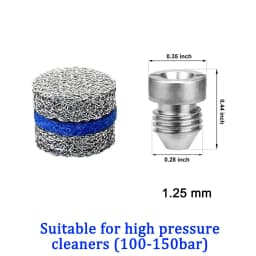 New Foam Cannon Orifice Nozzle Tips and Foam Maker Mesh Filter 0.9MM to 1.4MM Foam Generator For Washing Automotive