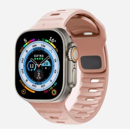 Strap For Apple Watch Band 49mm 44mm 45mm 41mm 40mm 42mm 38mm Soft Silicone Sport Bracelet iwatch Serise 8 7 SE 6 5 9 Ultra 49mm