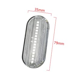 2PCS Scroll Blinker Lamp Dynamic Flashing LED Turn Signal Side Marker Light For Ford C-Max Fiesta MK6 Focus MK2 Fusion Galaxy