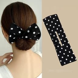Women's Adjustable Bow-shaped Hairpin Device Sweet and Lovely Hairpin Fast Hair Bun Hair Styling Tools Braid Hair Accessories