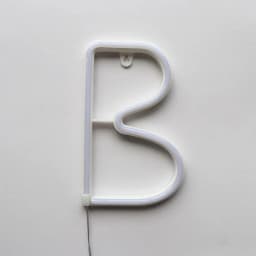 DIY Alphabet Letter Neon Light Sign & @ Number LED Night Light 22cm Height Decor Birthday Wedding Party Wall USB & Battery Case