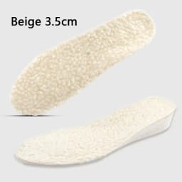1 Pair Winter Warm Height Increase Insoles, Sports Shock Absorption Shoe Pads for Men & Women, Shoe Accessories