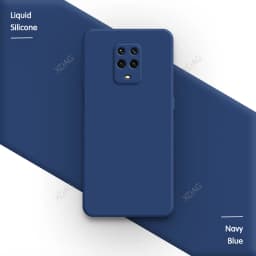 Luxury Original Liquid Silicone Matte Case for Xiaomi Redmi Note 9 Pro Max 9S 9T Note9pro Cute Camera Protective Thin Back Cover