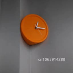 8 Inch Corner Wall Clocks Minimalist Wall Art Clock Bedroom Mechanism Silent Watches Living Room Luxury Desktop Watch Home Decor