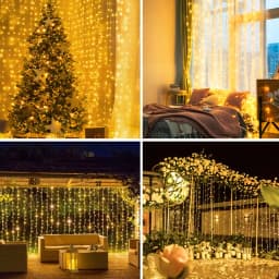 4 to 30M Led Curtain String Light Waterproof Connectable Twinkle Light Garland Outdoor Christmas Icicle Light For Eaves Decor