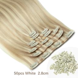 #4 Browm Injected PU Seamless Clip On Hair Invisible Clip Ins Human Hair Machine Remy 7Pcs 100-120g 24 inch Invisible Hair Clips