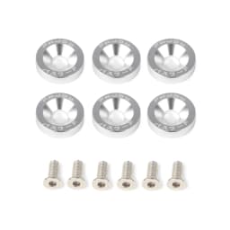 M8 Aluminum 6 Pcs/Pack Car Modified Hex Fasteners Fender Washer JDM Bumper Engine Concave Screws